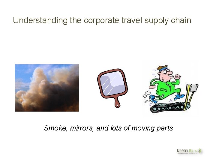 Understanding the corporate travel supply chain Smoke, mirrors, and lots of moving parts 