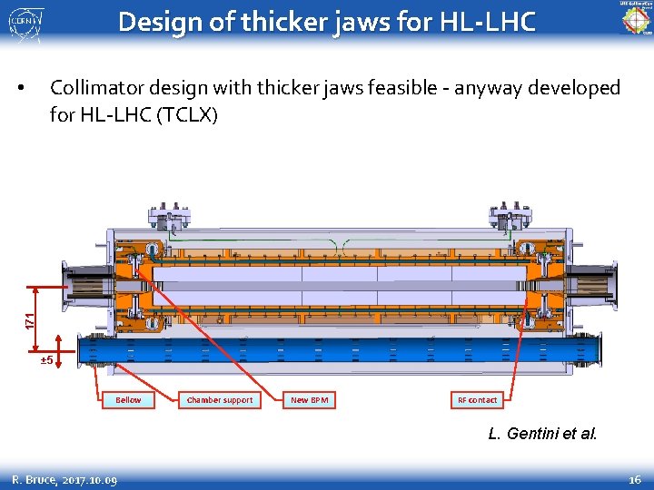 Design of thicker jaws for HL-LHC Collimator design with thicker jaws feasible - anyway