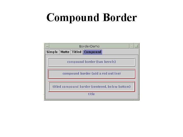 Compound Border 
