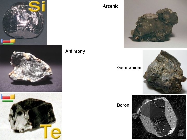 Arsenic Antimony Germanium Boron 