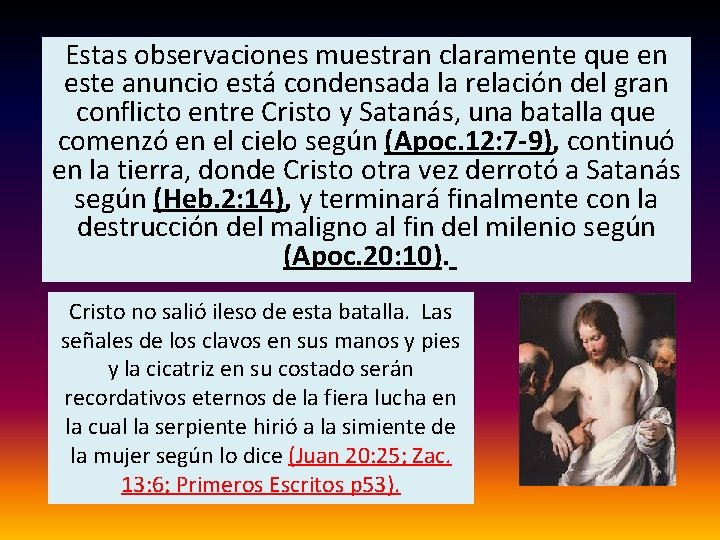 Estas observaciones muestran claramente que en este anuncio está condensada la relación del gran Estas observaciones muestran claramente que en este anuncio está condensada la relación del gran