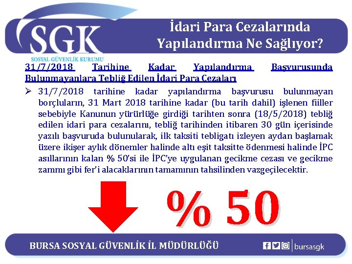 İdari Para Cezalarında Yapılandırma Ne Sağlıyor? 31/7/2018 Tarihine Kadar Yapılandırma Başvurusunda Bulunmayanlara Tebliğ Edilen