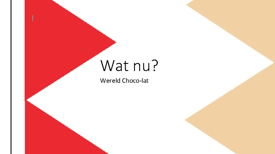 Wat nu? Wereld Choco-lat 