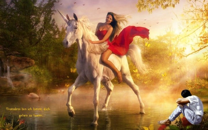 Trotzdem bin ich bereit, dich gehen zu lassen… 