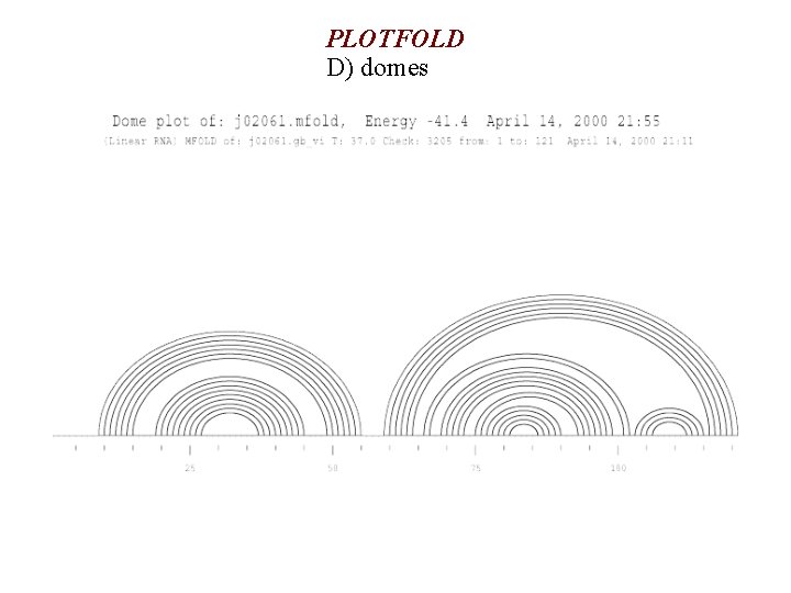 PLOTFOLD D) domes 