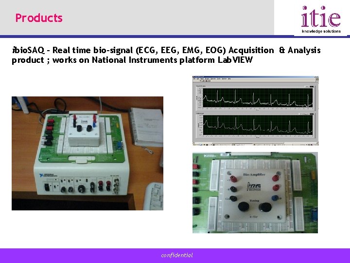 Products ibio. SAQ – Real time bio-signal (ECG, EEG, EMG, EOG) Acquisition & Analysis