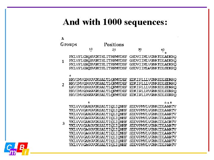 And with 1000 sequences: 