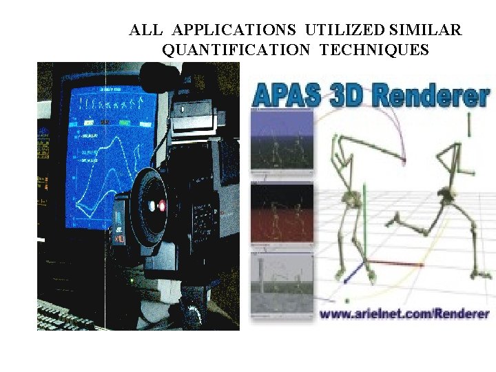 ALL APPLICATIONS UTILIZED SIMILAR QUANTIFICATION TECHNIQUES 