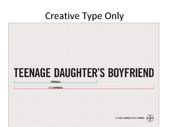 Creative Type Only 