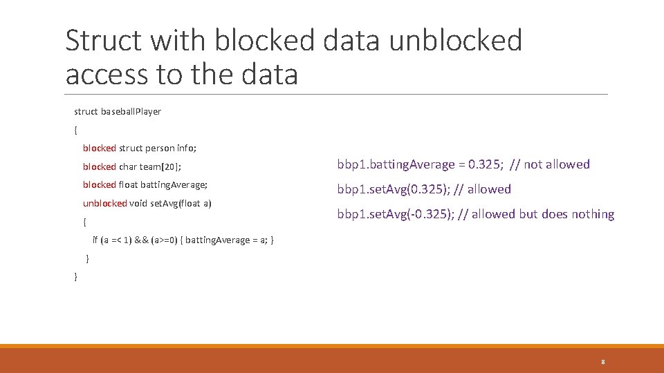 Struct with blocked data unblocked access to the data struct baseball. Player { blocked Struct with blocked data unblocked access to the data struct baseball. Player { blocked