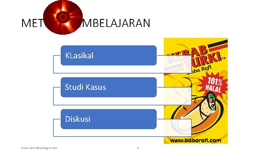 METODE PEMBELAJARAN KLasikal Studi Kasus Diskusi www. ahmadsubagyo. com 4 