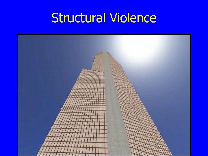 Structural Violence 