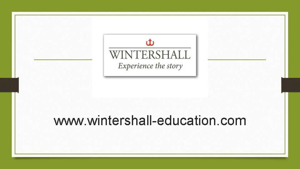 www. wintershall-education. com 