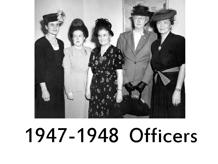 1947 -1948 Officers 