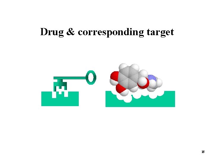 Drug & corresponding target 15 