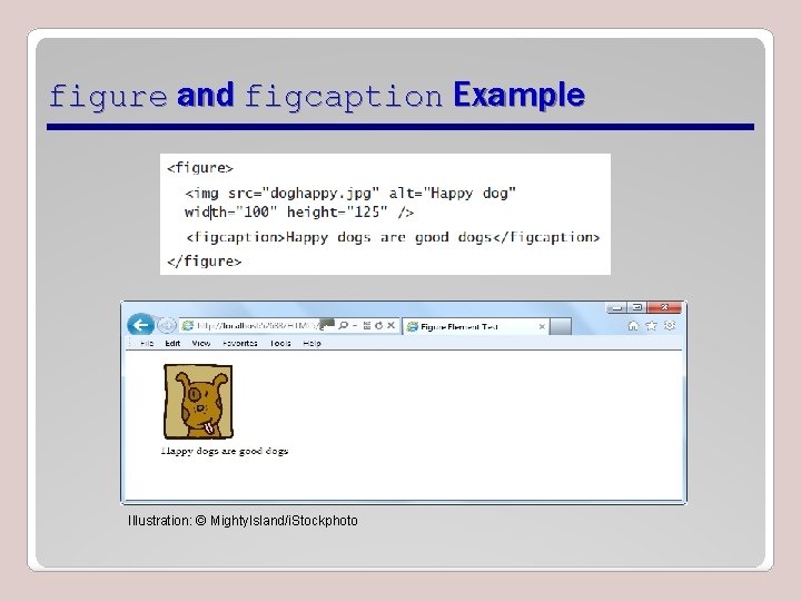 figure and figcaption Example Illustration: © Mighty. Island/i. Stockphoto figure and figcaption Example Illustration: © Mighty. Island/i. Stockphoto