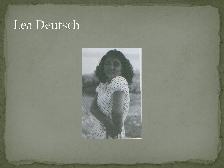 Lea Deutsch 