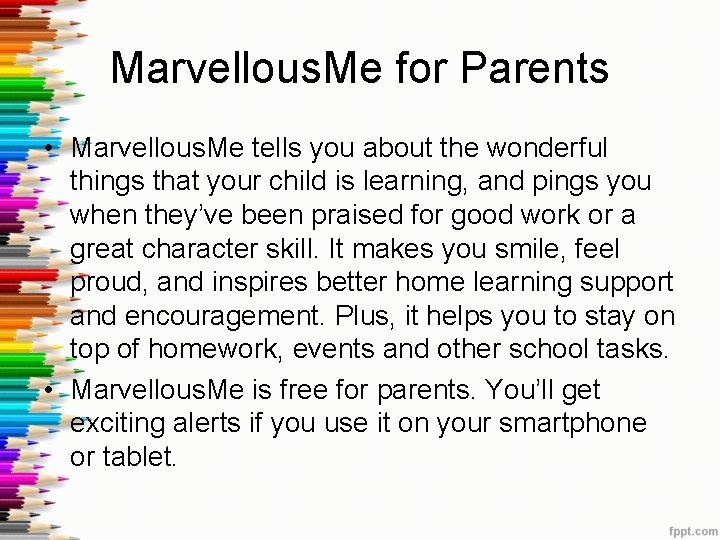 Marvellous. Me for Parents • Marvellous. Me tells you about the wonderful things that