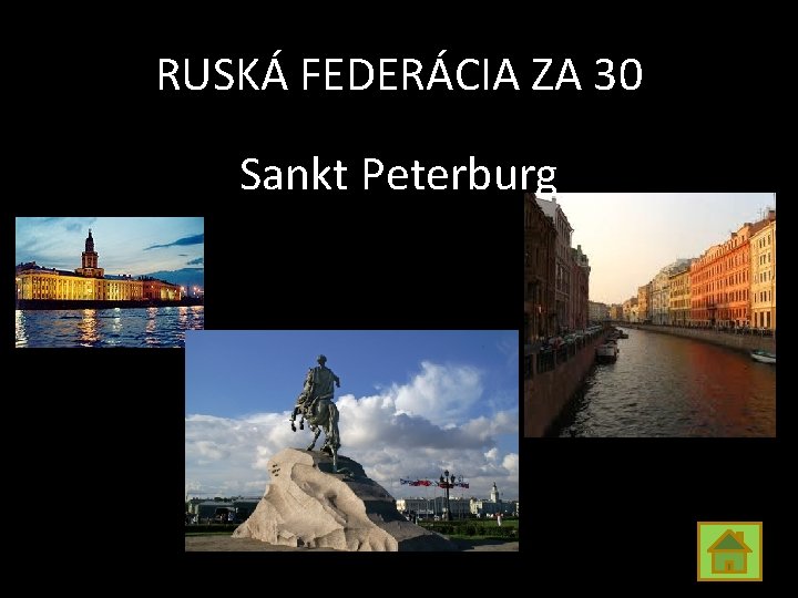 RUSKÁ FEDERÁCIA ZA 30 Sankt Peterburg 