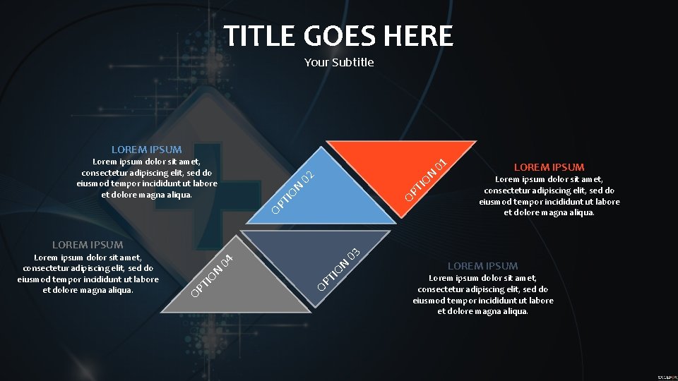 TITLE GOES HERE Your Subtitle ON TI 02 OP ON TI OP Lorem ipsum