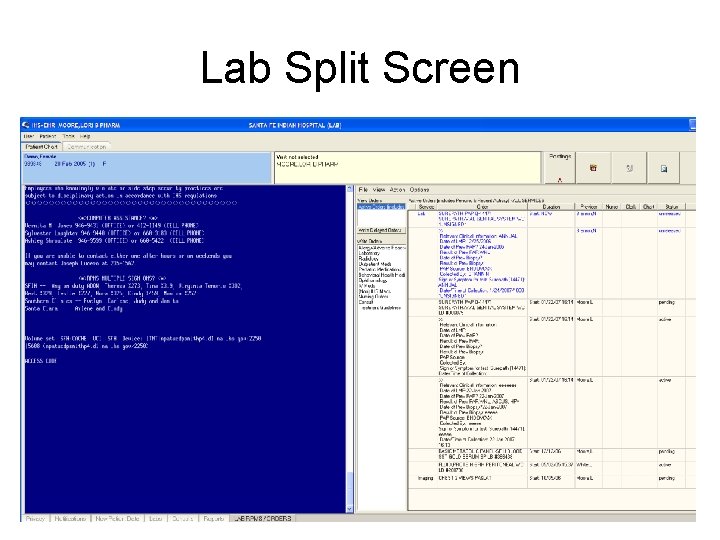 Lab Split Screen 