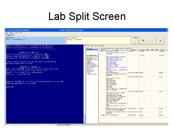 Lab Split Screen Lab Split Screen