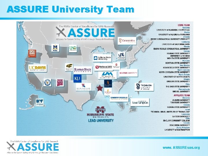 ASSURE University Team www. ASSUREuas. org 