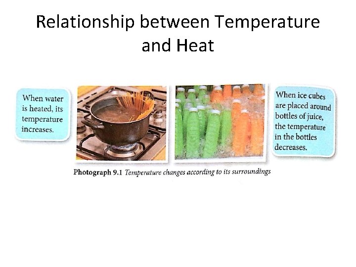 Relationship between Temperature and Heat 