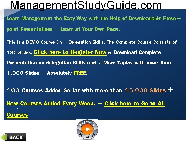 Management. Study. Guide. com Learn Management the Easy Way with the Help of Downloadable
