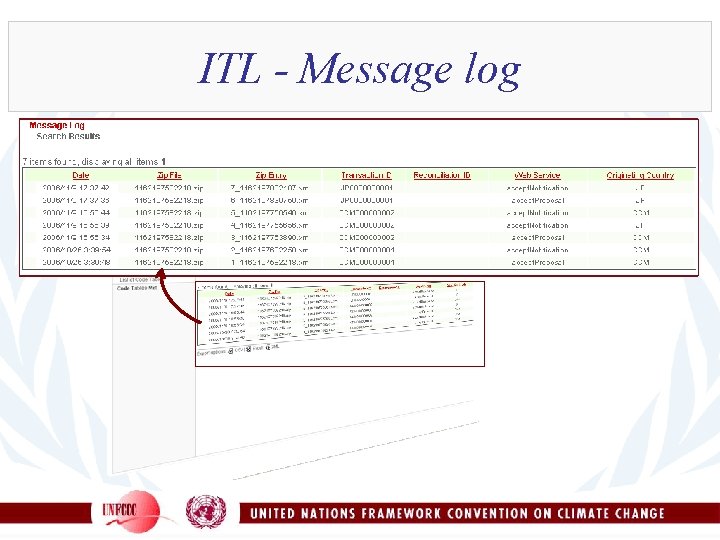 ITL - Message log 