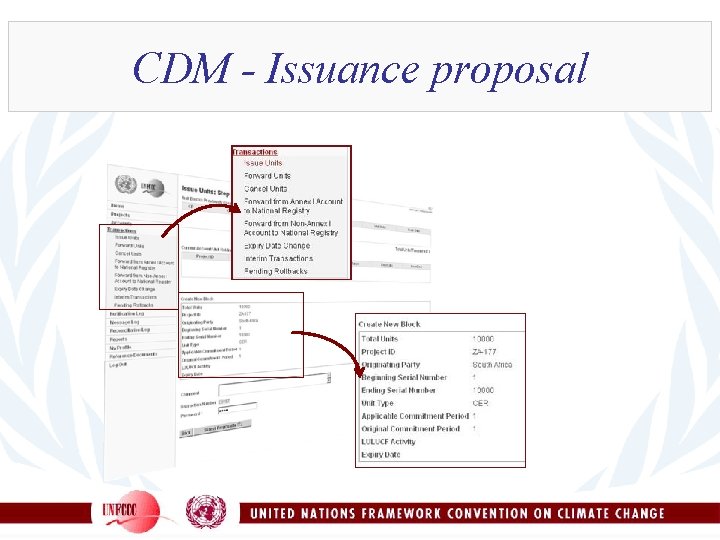 CDM - Issuance proposal 