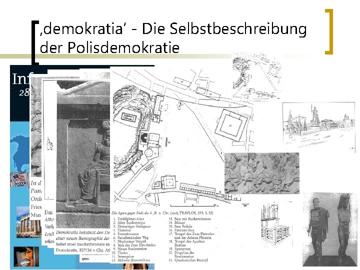 ‚demokratia‘ - Die Selbstbeschreibung der Polisdemokratie Politisches Denken : Polis und politisches Denken in