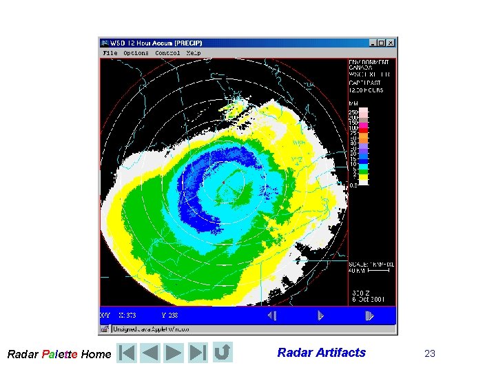 Radar Palette Home Radar Artifacts 23 