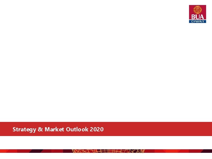 Strategy & Market Outlook 2020 