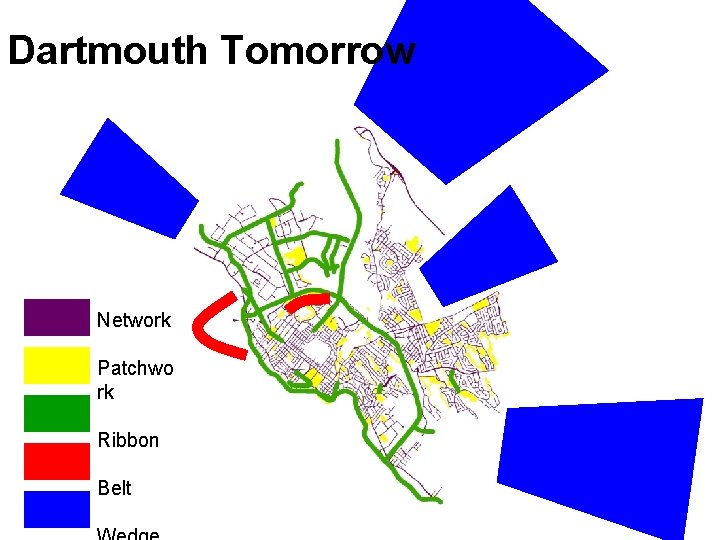 Dartmouth Tomorrow Network Patchwo rk Ribbon Belt 