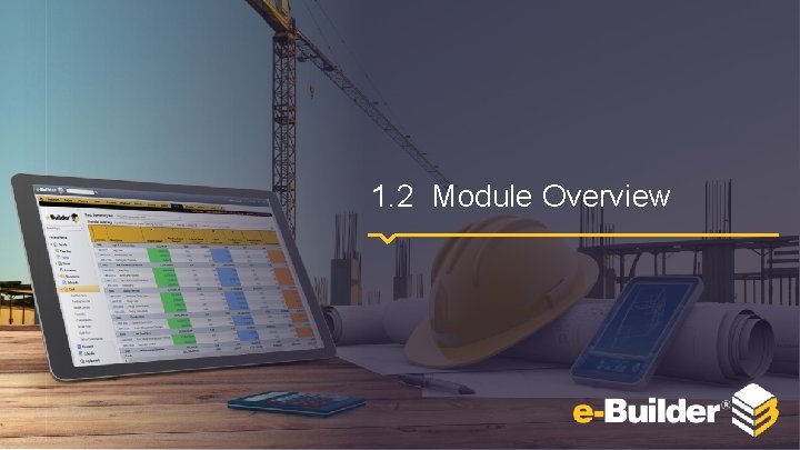 1. 2 Module Overview 