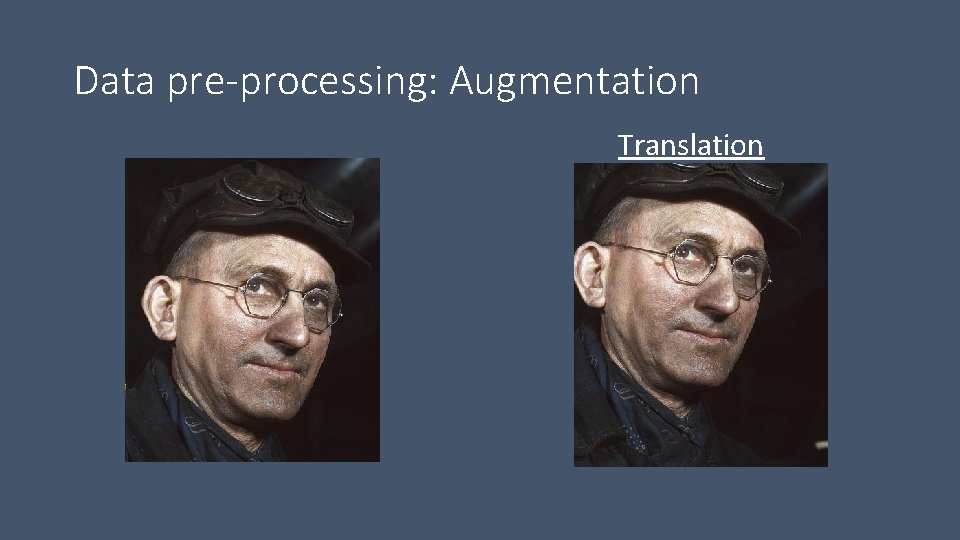 Data pre-processing: Augmentation Translation 