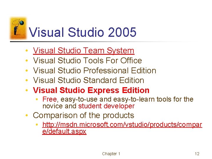 Visual Studio 2005 • • • Visual Studio Team System Visual Studio Tools For Visual Studio 2005 • • • Visual Studio Team System Visual Studio Tools For