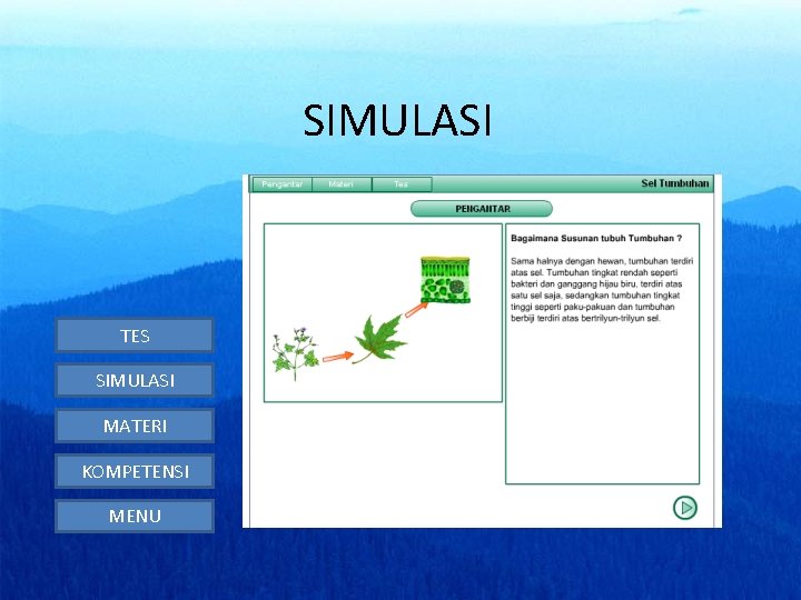 SIMULASI TES SIMULASI MATERI KOMPETENSI MENU 