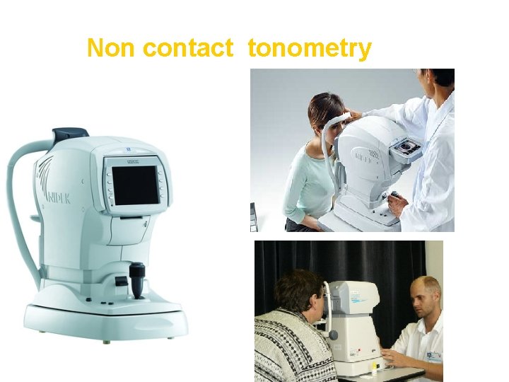 Non contact tonometry 