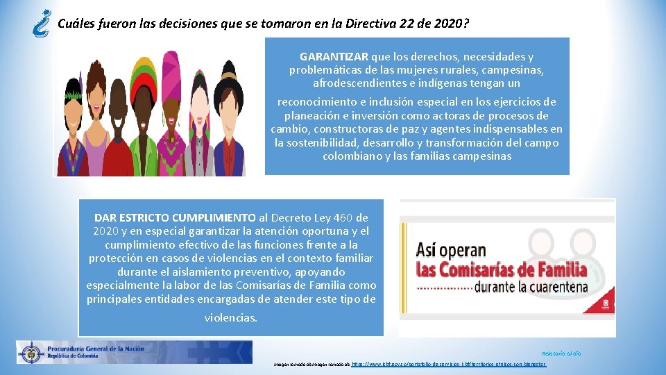 ¿ Cuáles fueron las decisiones que se tomaron en la Directiva 22 de 2020?