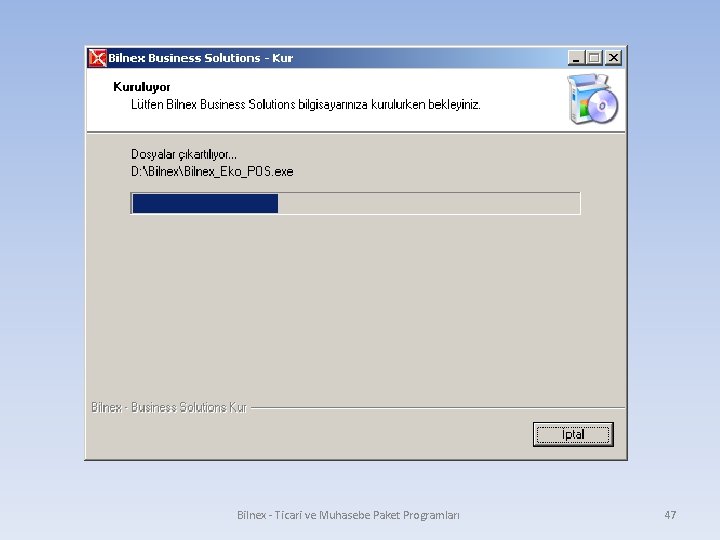 Bilnex - Ticari ve Muhasebe Paket Programları 47 