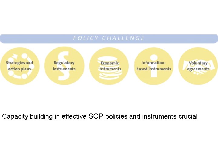 Capacity building in effective SCP policies and instruments crucial 