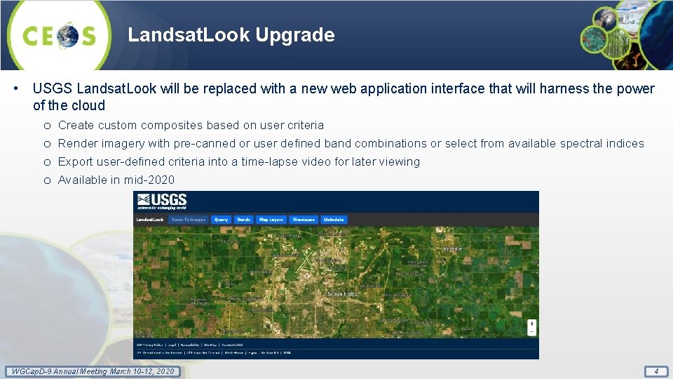 Landsat. Look Upgrade • USGS Landsat. Look will be replaced with a new web