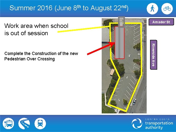 Summer 2016 (June 8 th to August 22 nd) Work area when school is