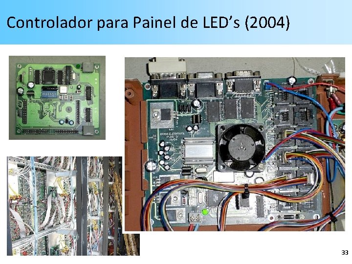 Controlador para Painel de LED’s (2004) 33 