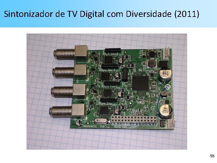 Sintonizador de TV Digital com Diversidade (2011) 55 