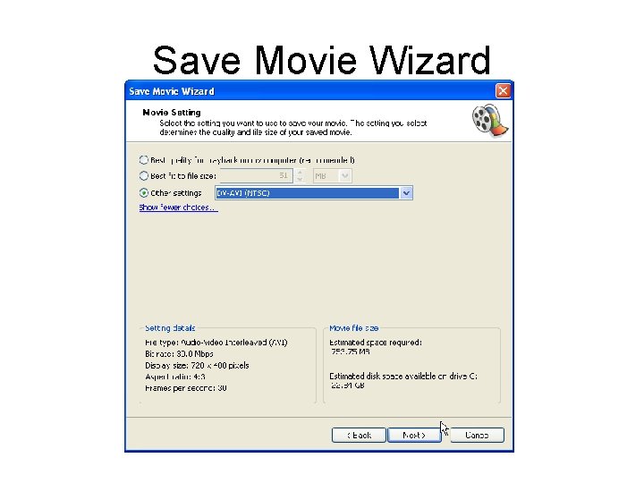 Save Movie Wizard 