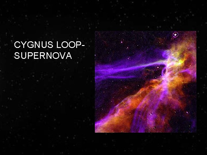 CYGNUS LOOPSUPERNOVA 