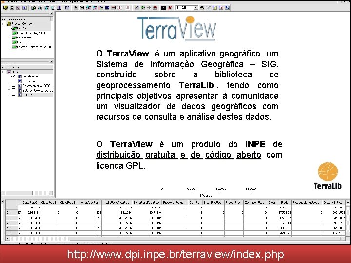 O Terra. View é um aplicativo geográfico, um Sistema de Informação Geográfica – SIG,